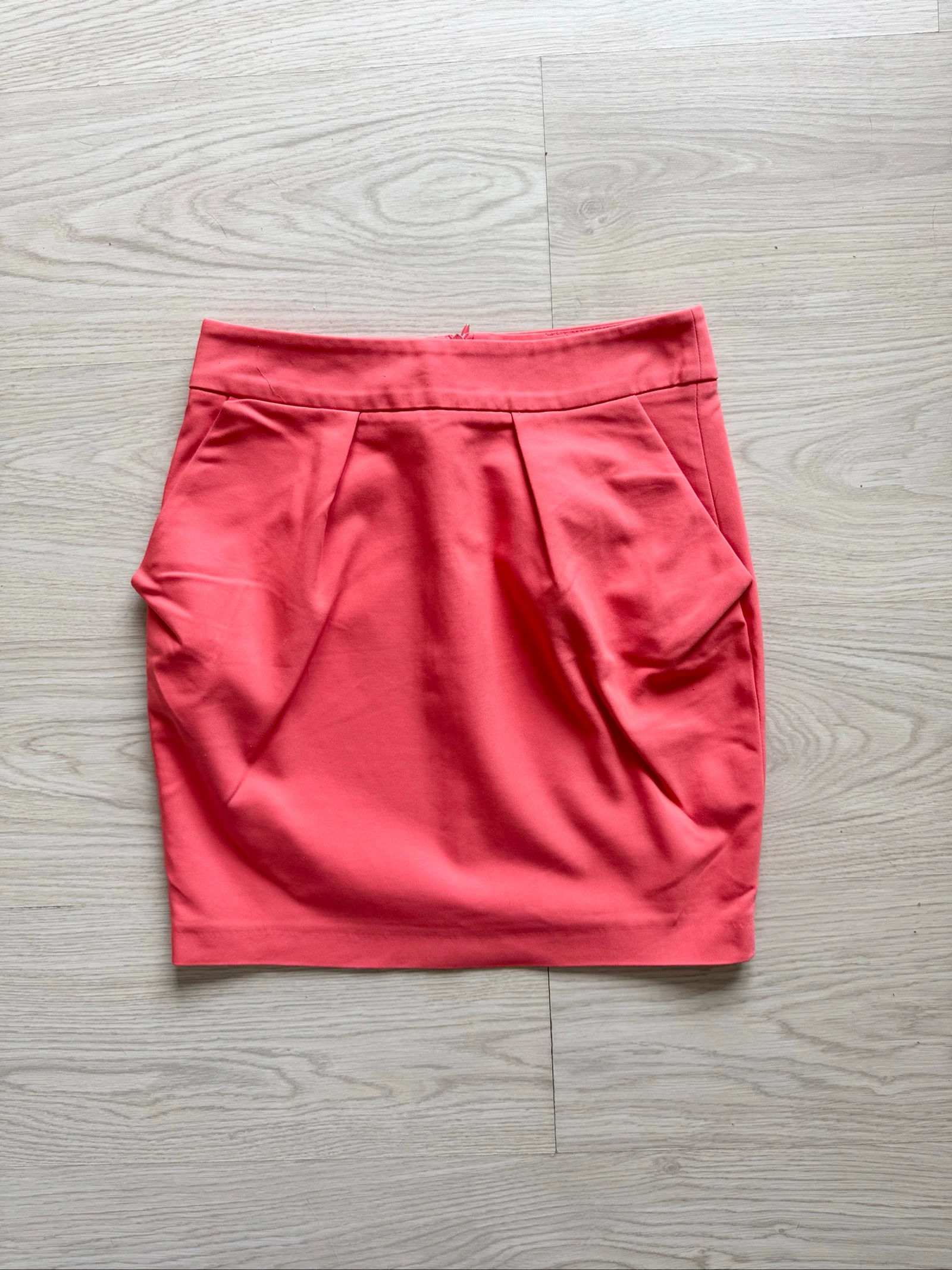 Zara coral mini skirt size 36 S – photo 3